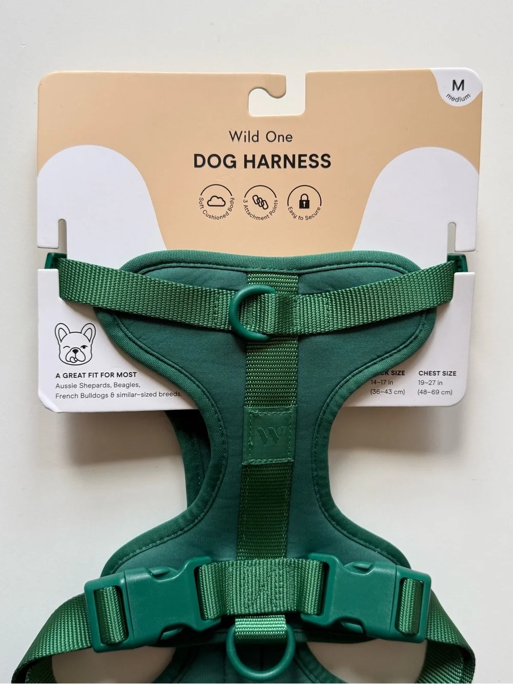 Wild One Dog Harness - Medium - Spruce Green